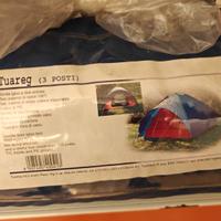 tenda igloo 3 posti + tavolino da campeggio 