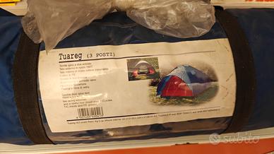 tenda igloo 3 posti + tavolino da campeggio 