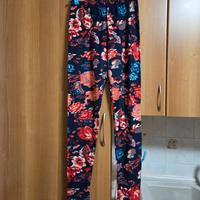 Leggins a fiori taglia S/M