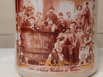 VECCHIA BOTTIGLIA BIRRA MENABREA NATALE 2010