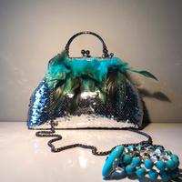 Borsa clic clac di paillettes