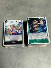 Lotto 170 Carte Miste Eng One Piece Varie Espansio