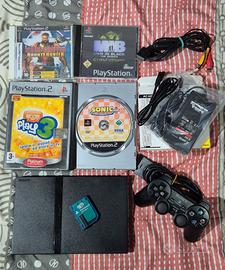 Sony Playstation 2 Slim nera - Completa + Giochi
