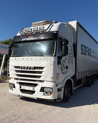 Iveco Stralis 420 3 assi euro5 attacco biga
