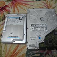 hard disk vintage da 5.25 e 3.5 pollici