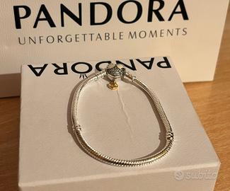 Bracciale Pandora Chiusura A Cuore Con Pendente
