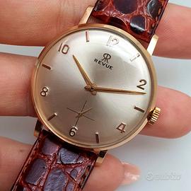 Orologio Revue Thommen oro 18 kt vintage
