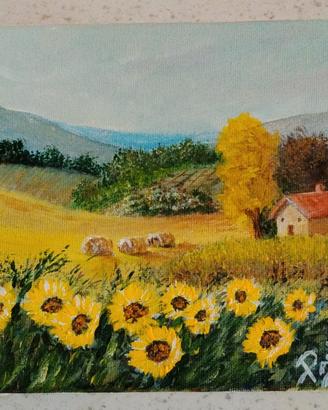 girasoli nella campagna 
