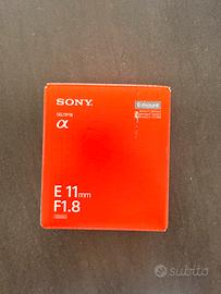 Sony E 11mm F1.8 SEL11F18 + Kit K&F magnetico