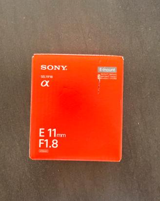 Sony E 11mm F1.8 SEL11F18 + Kit K&F magnetico