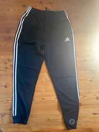 Pantaloni tuta Adidas blu scuro con 3 strisce