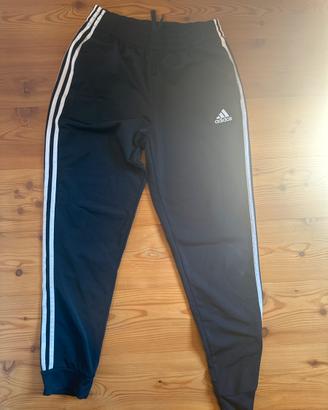 Pantaloni tuta Adidas blu scuro con 3 strisce