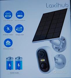 telecamera da esterno ad energia solare