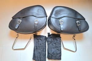 Borse laterali 20lt Harley Davidson e moto custom