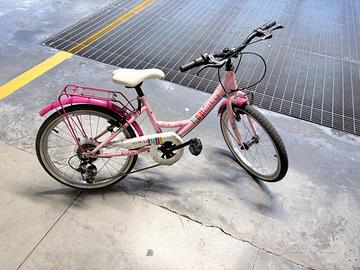 BICI DA BAMBINA CITY 20" - ROSE E FUCSIA