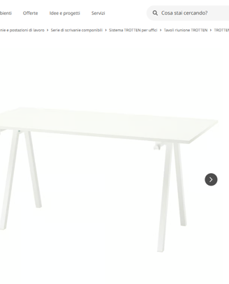 Scrivania TROTTEN e cassettiera  GALANT linea Ikea