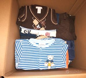 Lotto abbigliamento invernale bambino 6/9 mesi