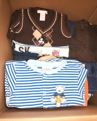 Lotto abbigliamento invernale bambino 6/9 mesi