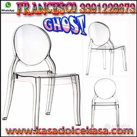 sedie in policarbonato col trasparente
