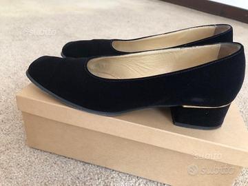 Scarpa décolleté scamosciata nero 38