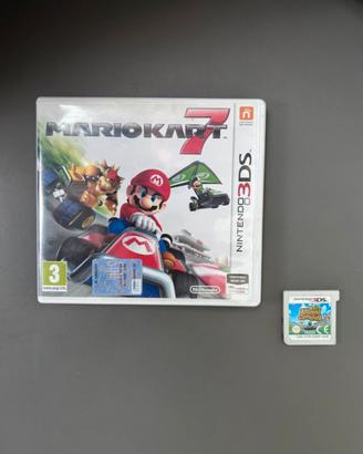 Mario kart 7 + animal crossing nintendo 3ds