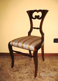 sedie 1800 in ciliegio