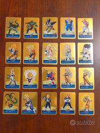Lotto carte Dragon Ball serie oro lamincard
