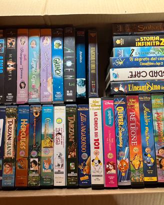 Videocassette Walt Disney + varie
