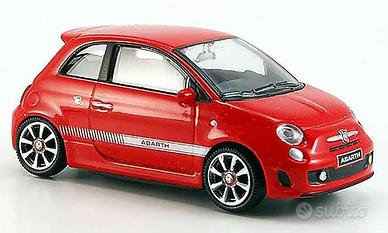 Modellino Fiat 500 Abarth Mondo motors scala 1/14