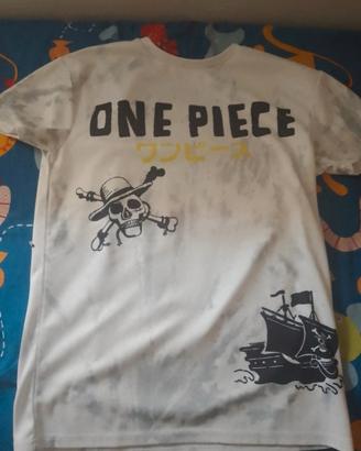 t-shirt  di One piece bianca