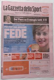 Ristampa Gazzetta dello Sport 14 agosto 2008
