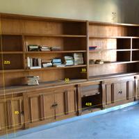 Libreria in legno massello