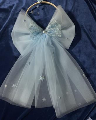 Fiocco nascita bimbo celeste