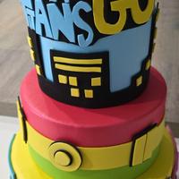 Torta compleanno scenografica