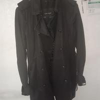 Cappotto nero Zara Basic elegante  doppio petto(F)