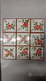 LOTTO piastrelle decorate a mano