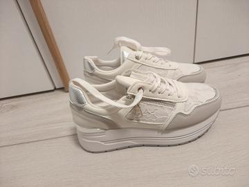 scarpe donna sneakers tg 38 con zeppa nuove