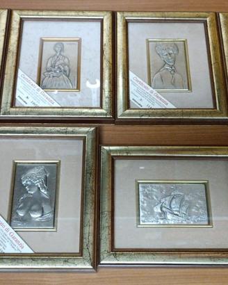 Quadri in argento vintage