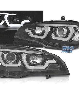 FARI BMW X5 E70 07-13 TUBE LIGHT DRL NERO