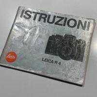 Libretto Istruzioni Leica R4