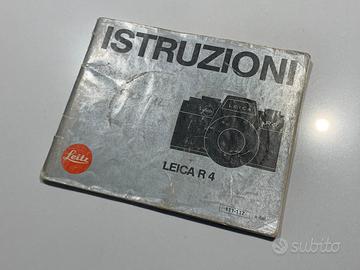 Libretto Istruzioni Leica R4