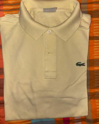 Polo giallo chiaro lacoste uomo