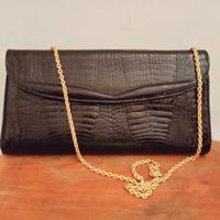 Borsa in vera pelle di coccodrillo