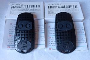 2 Pezzi - CAME TOP 432 EV Telecomando per cancello