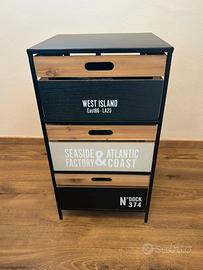 Aloes - Piccolo contenitore tricolore a 3 cassetti