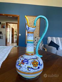 Vaso in ceramica dipinto a mano, Augusta Deruta