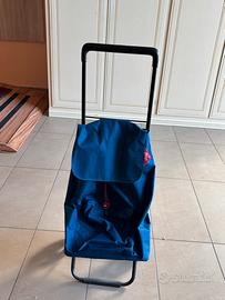 Carrello portaspesa GIMI - Blu - capiente