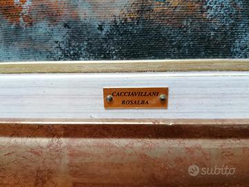 Dipinto su tela di punta San Vigilio Garda