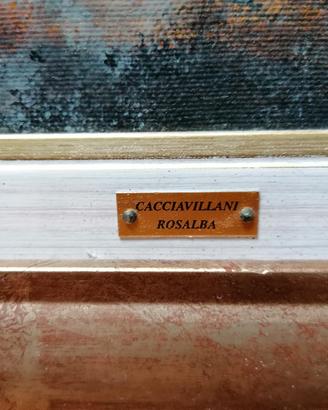 Dipinto su tela di punta San Vigilio Garda