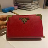 Portafoglio prada rosso